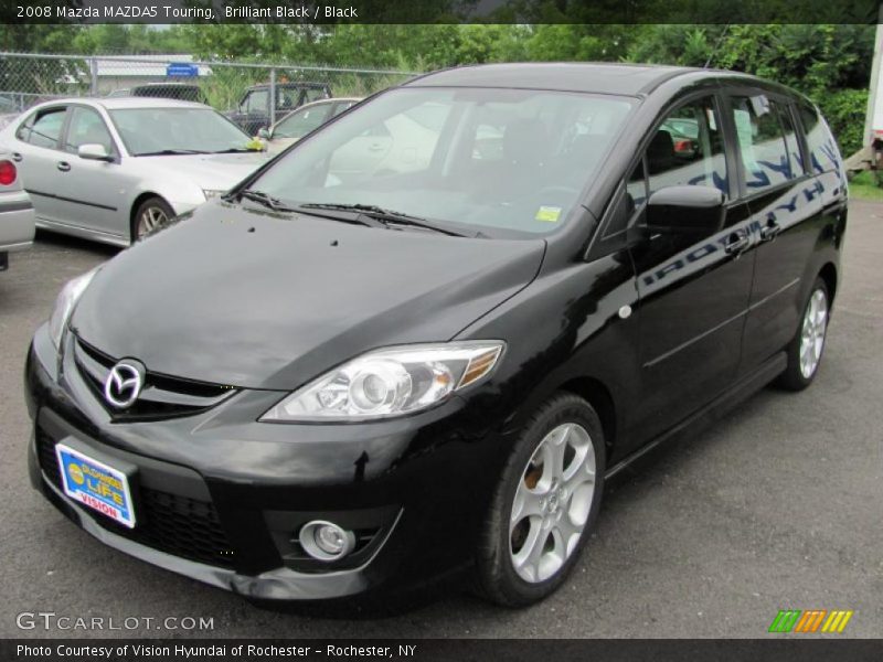 Brilliant Black / Black 2008 Mazda MAZDA5 Touring