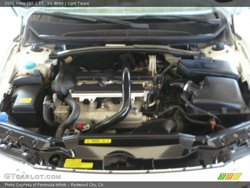 Ice White / Light Taupe 2005 Volvo S80 2.5T