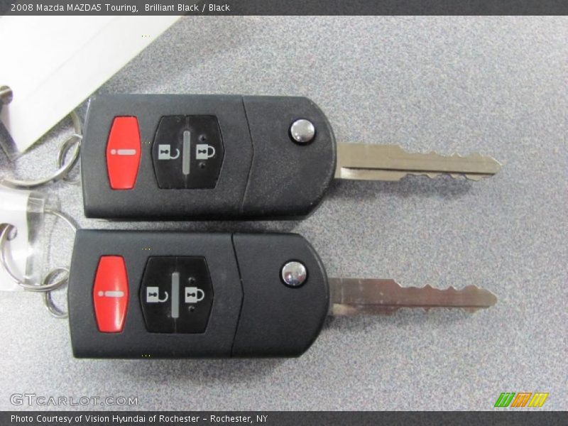 Brilliant Black / Black 2008 Mazda MAZDA5 Touring