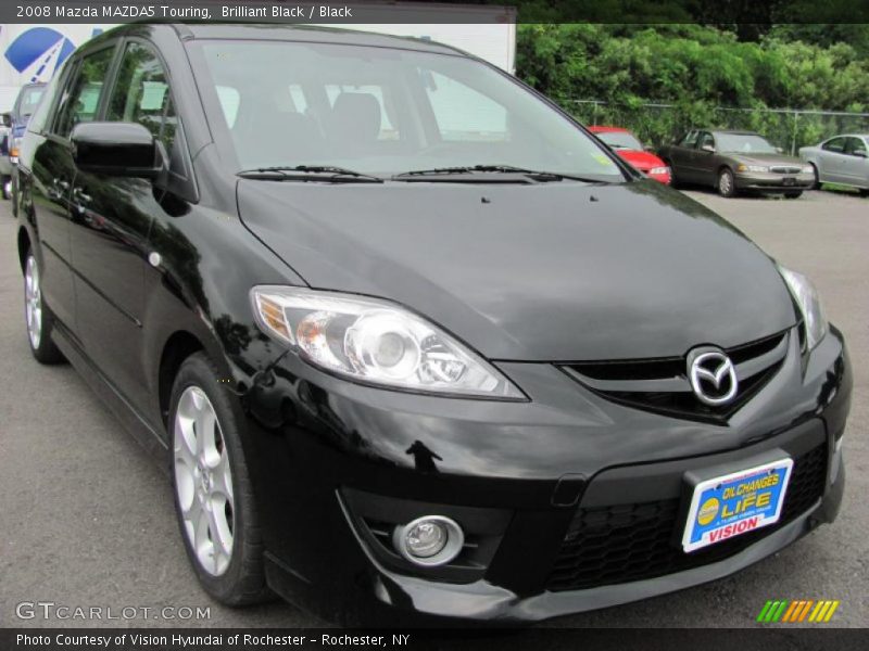 Brilliant Black / Black 2008 Mazda MAZDA5 Touring