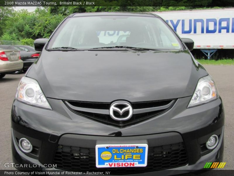 Brilliant Black / Black 2008 Mazda MAZDA5 Touring