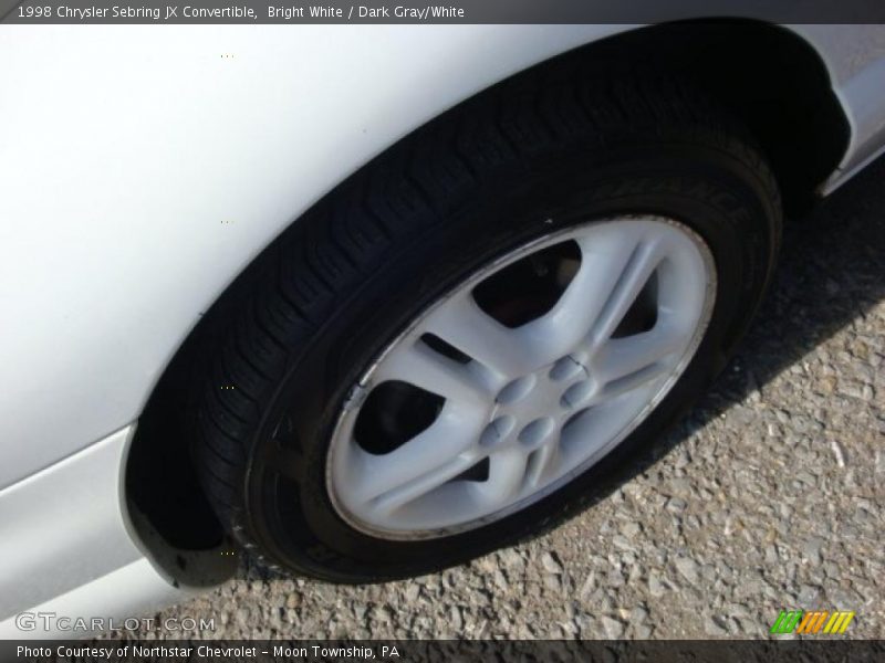 Bright White / Dark Gray/White 1998 Chrysler Sebring JX Convertible