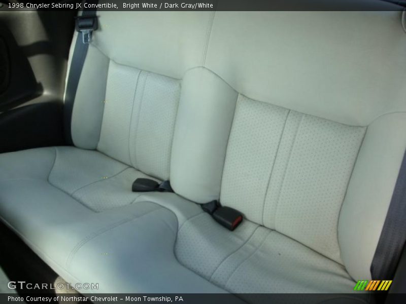 Bright White / Dark Gray/White 1998 Chrysler Sebring JX Convertible