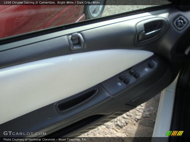 Bright White / Dark Gray/White 1998 Chrysler Sebring JX Convertible
