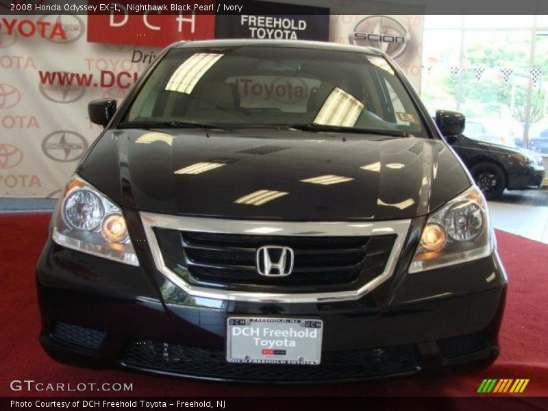 Nighthawk Black Pearl / Ivory 2008 Honda Odyssey EX-L