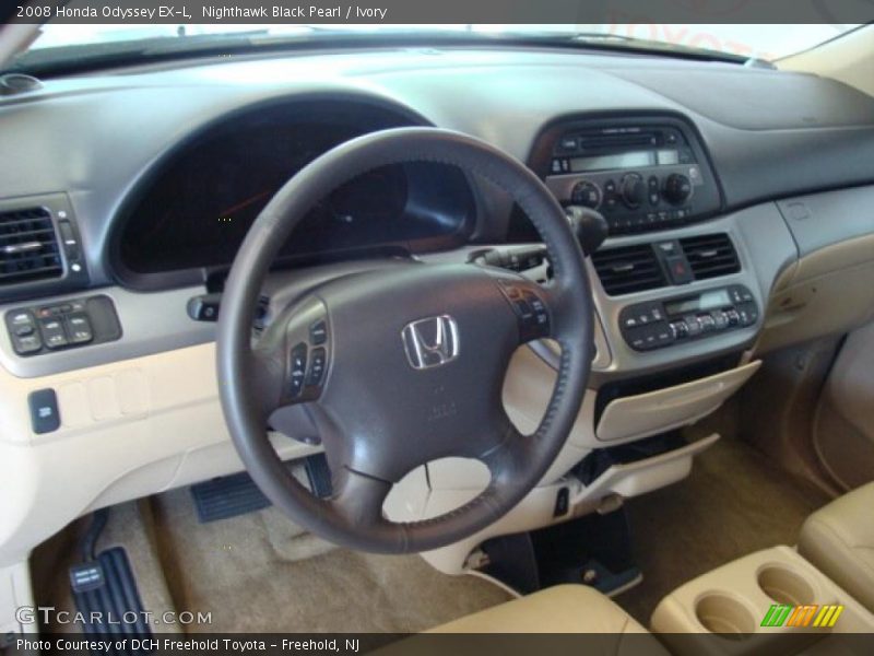 Nighthawk Black Pearl / Ivory 2008 Honda Odyssey EX-L