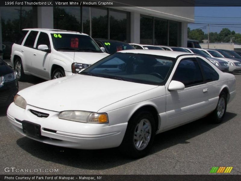 Vibrant White / Medium Graphite 1996 Ford Thunderbird LX