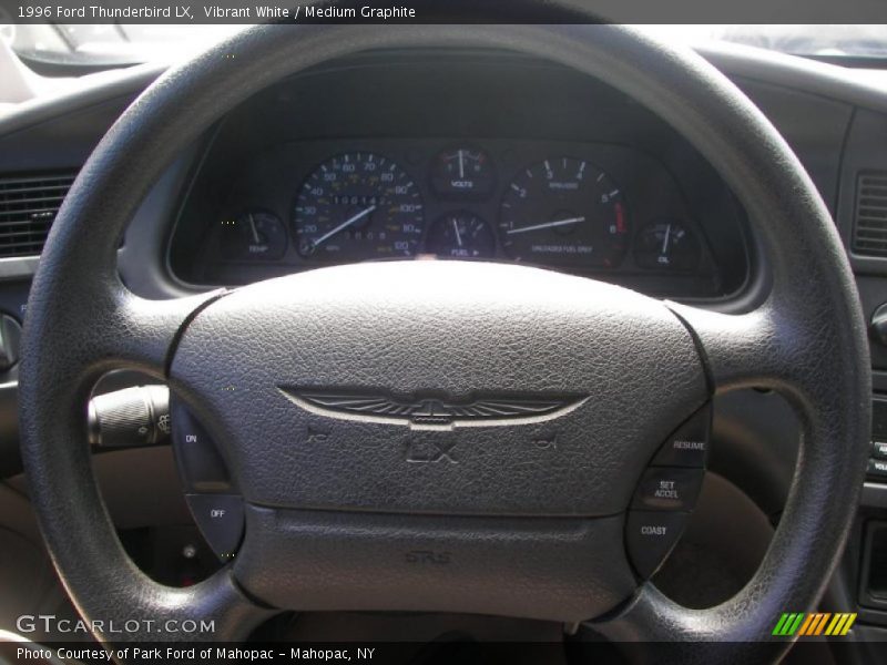 Vibrant White / Medium Graphite 1996 Ford Thunderbird LX