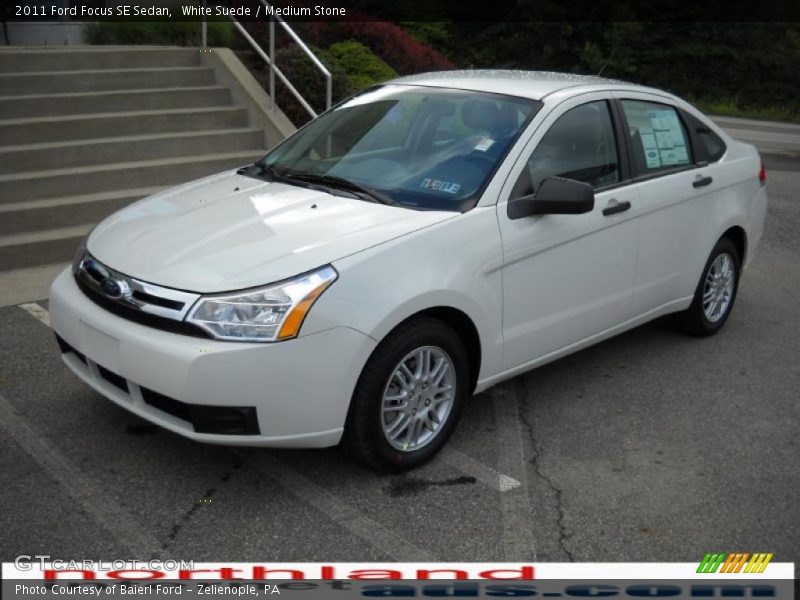 White Suede / Medium Stone 2011 Ford Focus SE Sedan