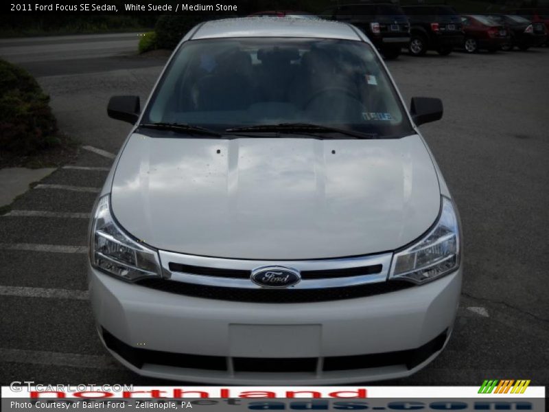 White Suede / Medium Stone 2011 Ford Focus SE Sedan