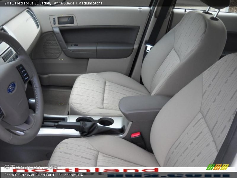 White Suede / Medium Stone 2011 Ford Focus SE Sedan