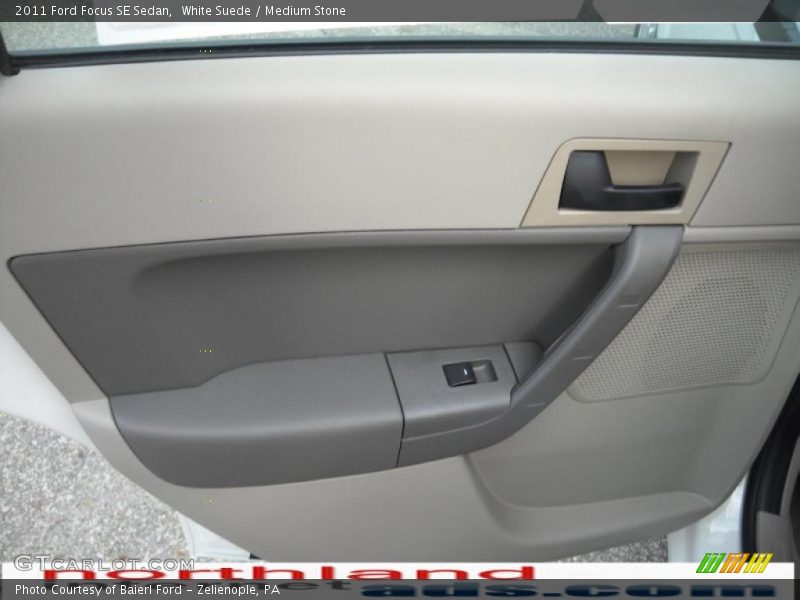 White Suede / Medium Stone 2011 Ford Focus SE Sedan