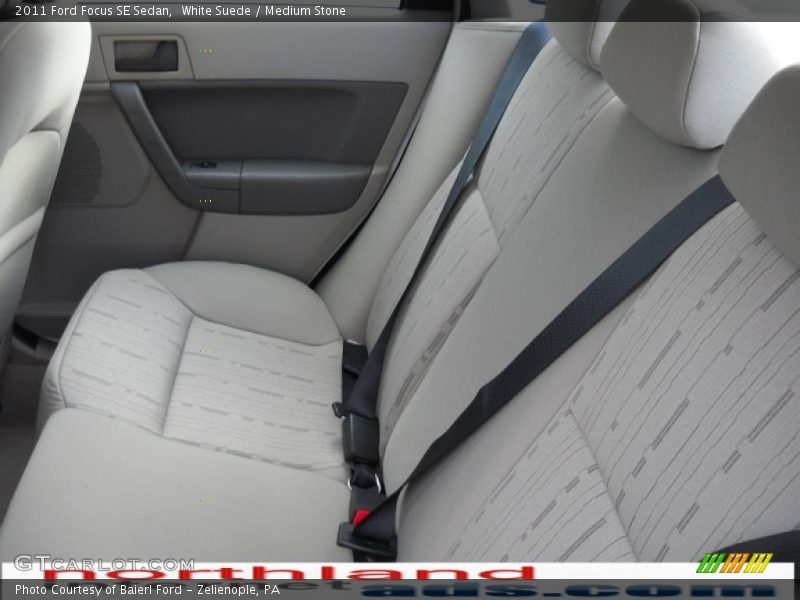 White Suede / Medium Stone 2011 Ford Focus SE Sedan