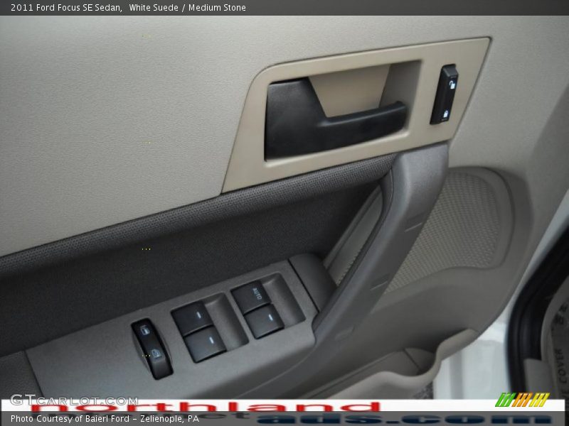 White Suede / Medium Stone 2011 Ford Focus SE Sedan