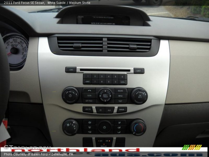White Suede / Medium Stone 2011 Ford Focus SE Sedan