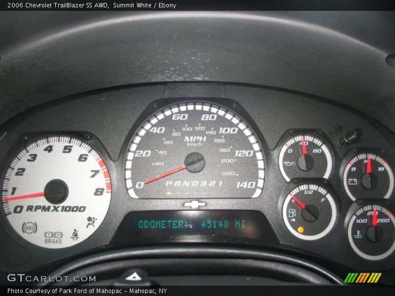 Summit White / Ebony 2006 Chevrolet TrailBlazer SS AWD