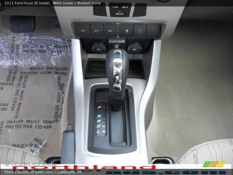 White Suede / Medium Stone 2011 Ford Focus SE Sedan