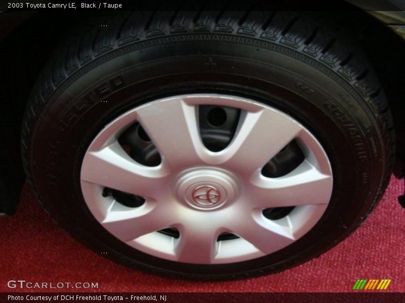 Black / Taupe 2003 Toyota Camry LE