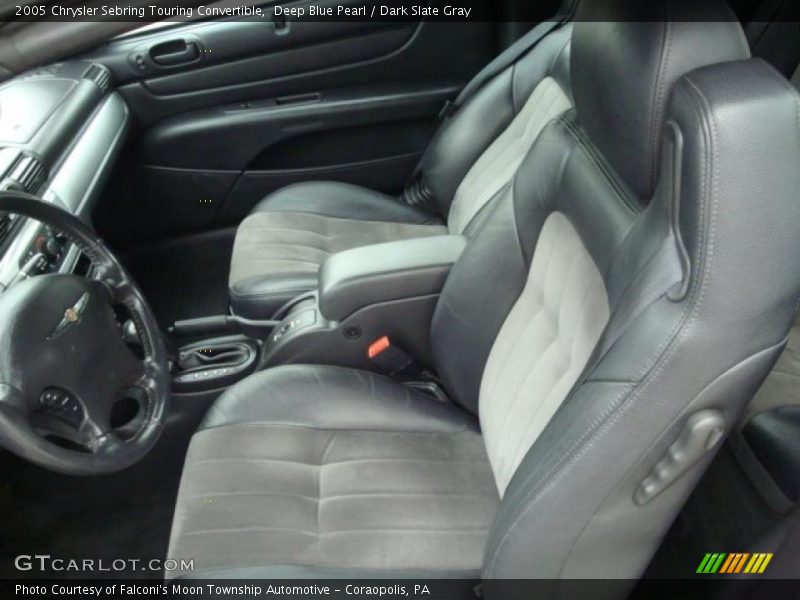 Deep Blue Pearl / Dark Slate Gray 2005 Chrysler Sebring Touring Convertible