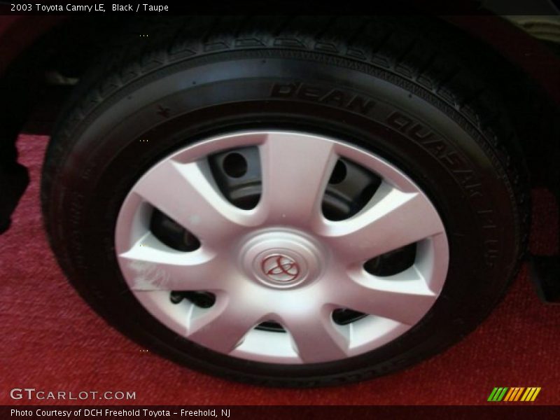 Black / Taupe 2003 Toyota Camry LE