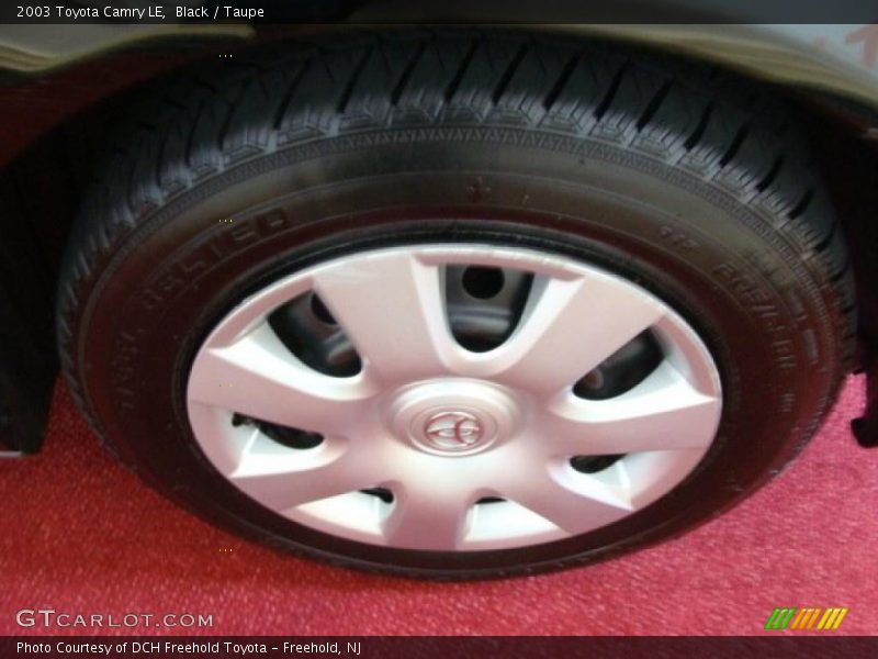 Black / Taupe 2003 Toyota Camry LE