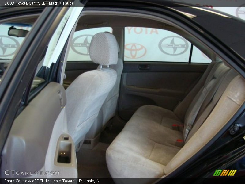 Black / Taupe 2003 Toyota Camry LE