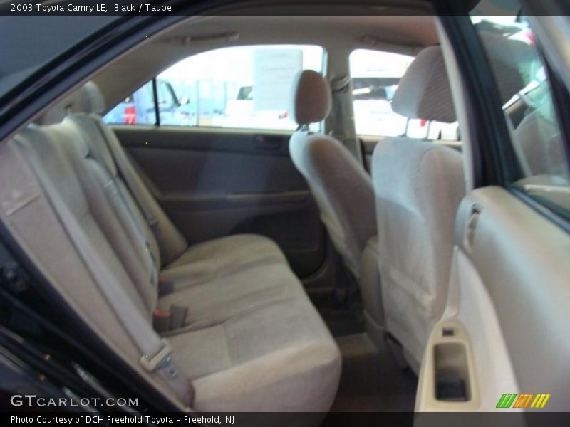 Black / Taupe 2003 Toyota Camry LE