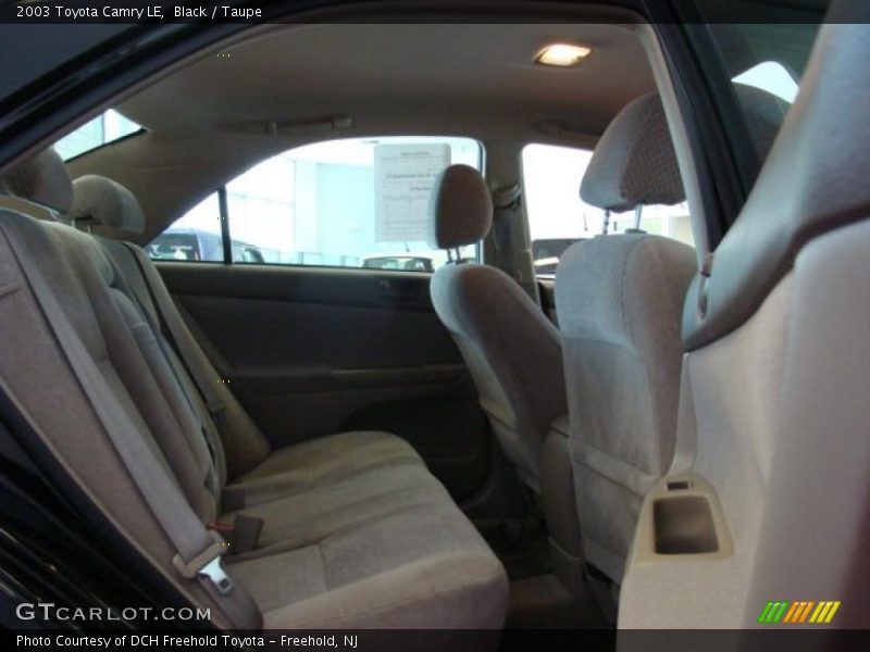 Black / Taupe 2003 Toyota Camry LE