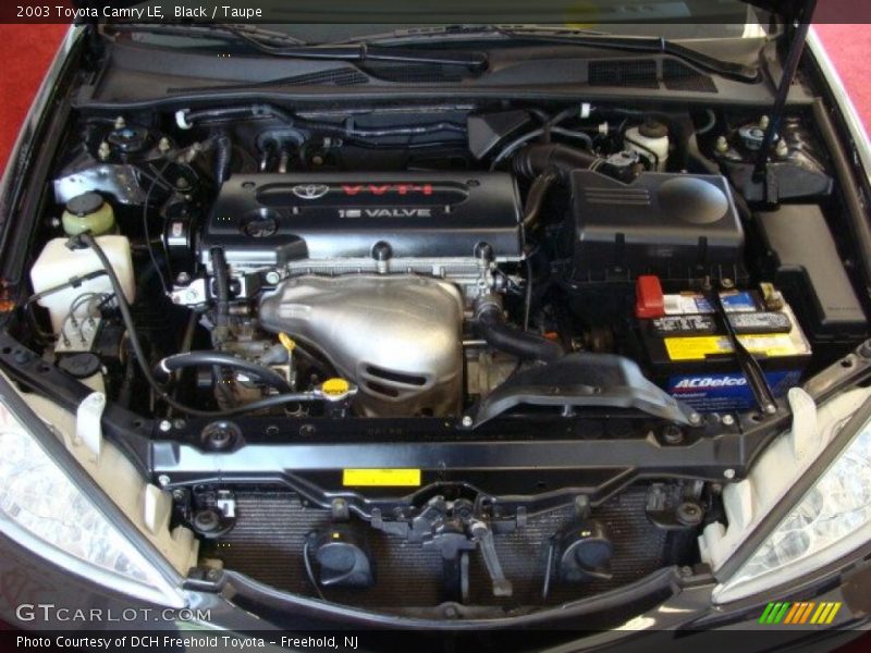 Black / Taupe 2003 Toyota Camry LE