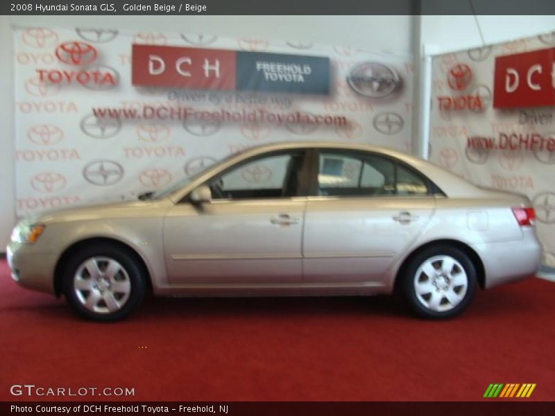 Golden Beige / Beige 2008 Hyundai Sonata GLS