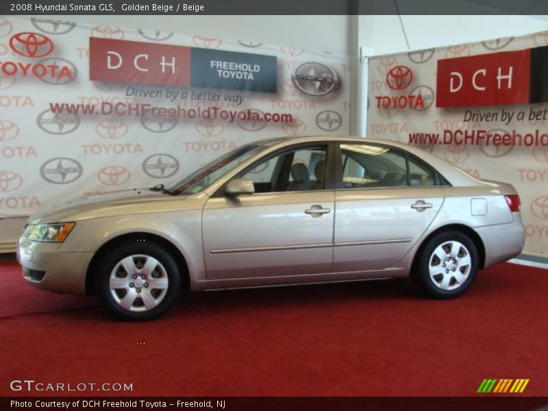 Golden Beige / Beige 2008 Hyundai Sonata GLS