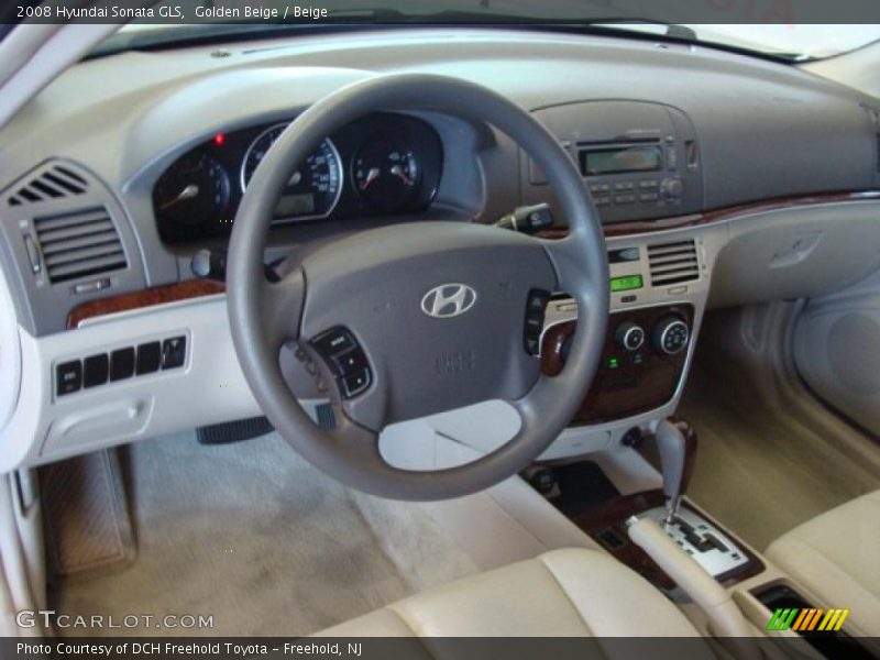 Golden Beige / Beige 2008 Hyundai Sonata GLS
