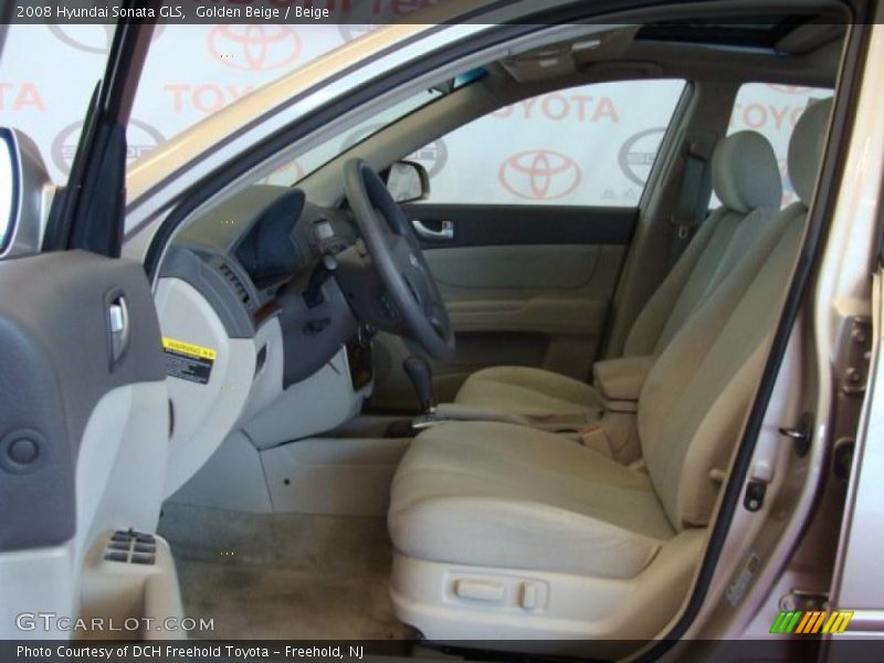 Golden Beige / Beige 2008 Hyundai Sonata GLS