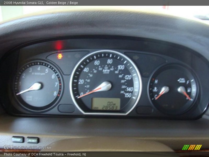 Golden Beige / Beige 2008 Hyundai Sonata GLS