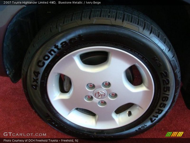 Bluestone Metallic / Ivory Beige 2007 Toyota Highlander Limited 4WD