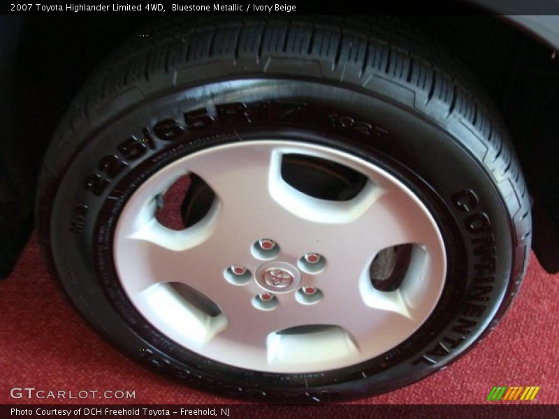Bluestone Metallic / Ivory Beige 2007 Toyota Highlander Limited 4WD