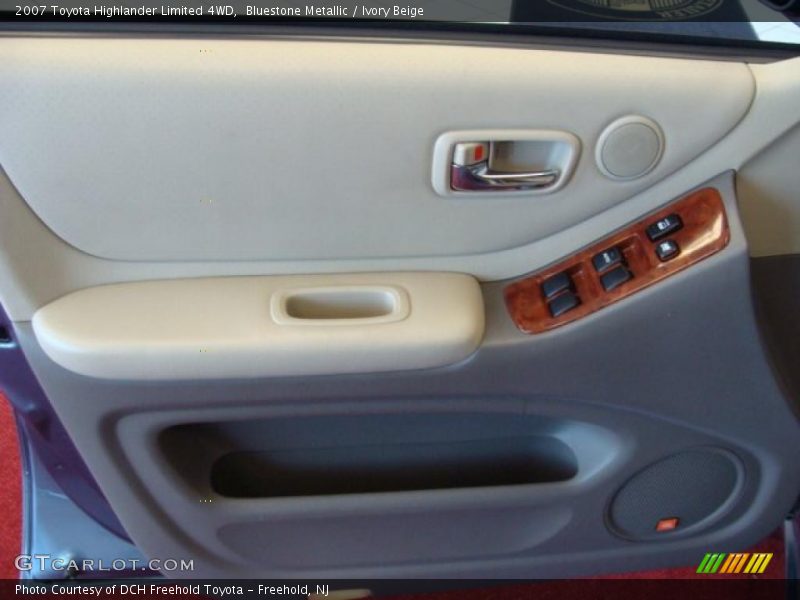 Bluestone Metallic / Ivory Beige 2007 Toyota Highlander Limited 4WD