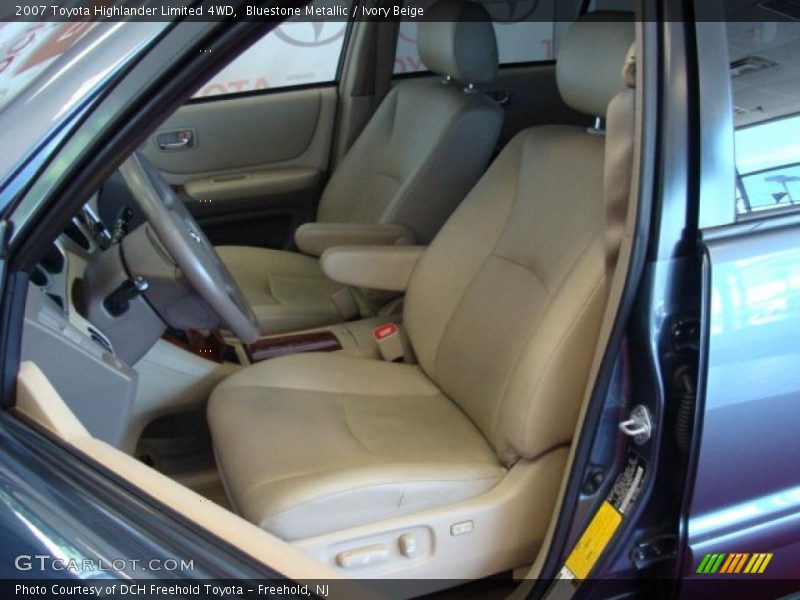 Bluestone Metallic / Ivory Beige 2007 Toyota Highlander Limited 4WD