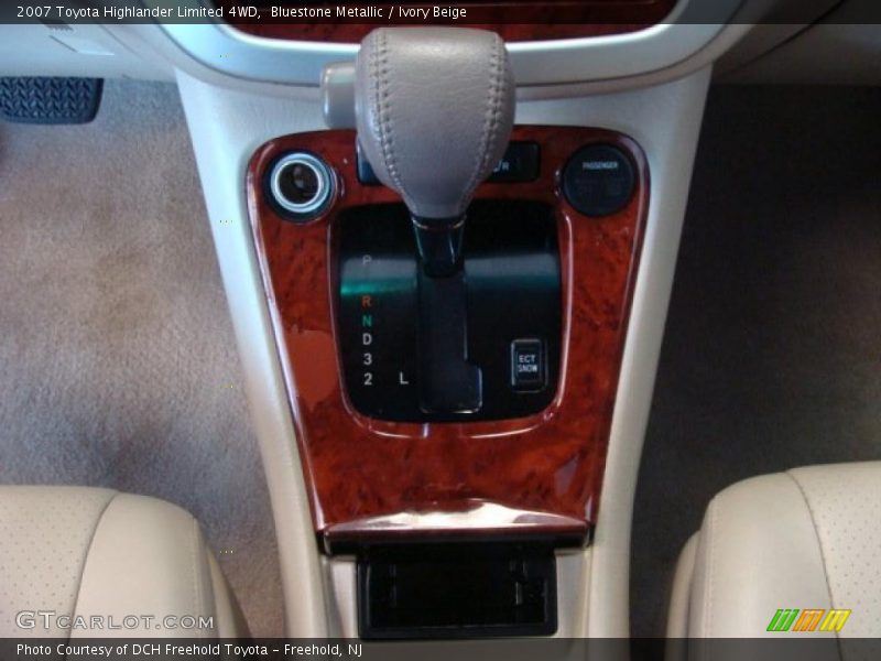 Bluestone Metallic / Ivory Beige 2007 Toyota Highlander Limited 4WD