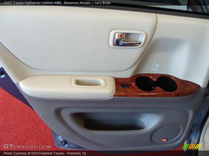 Bluestone Metallic / Ivory Beige 2007 Toyota Highlander Limited 4WD