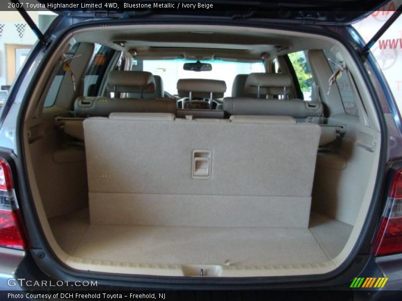 Bluestone Metallic / Ivory Beige 2007 Toyota Highlander Limited 4WD