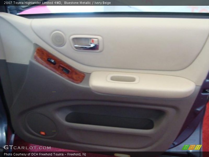 Bluestone Metallic / Ivory Beige 2007 Toyota Highlander Limited 4WD