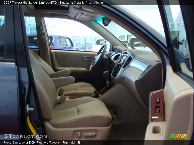 Bluestone Metallic / Ivory Beige 2007 Toyota Highlander Limited 4WD