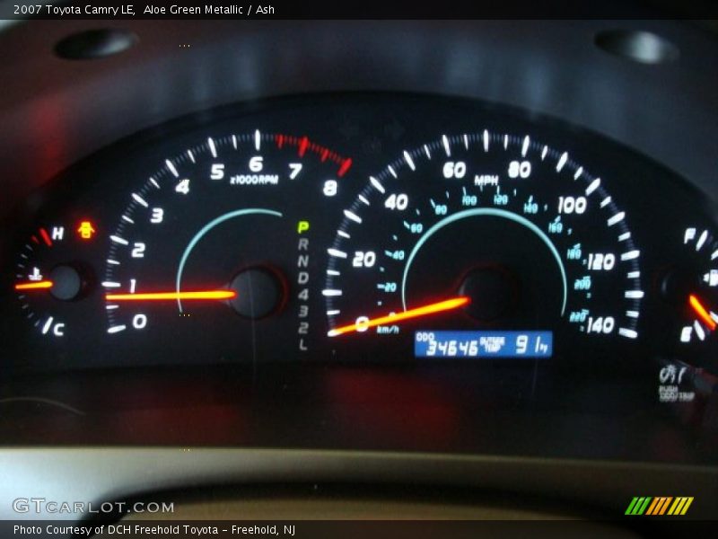 Aloe Green Metallic / Ash 2007 Toyota Camry LE