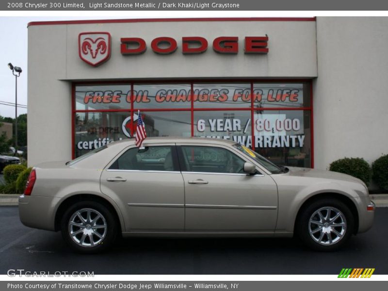 Light Sandstone Metallic / Dark Khaki/Light Graystone 2008 Chrysler 300 Limited