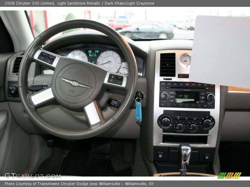 Light Sandstone Metallic / Dark Khaki/Light Graystone 2008 Chrysler 300 Limited