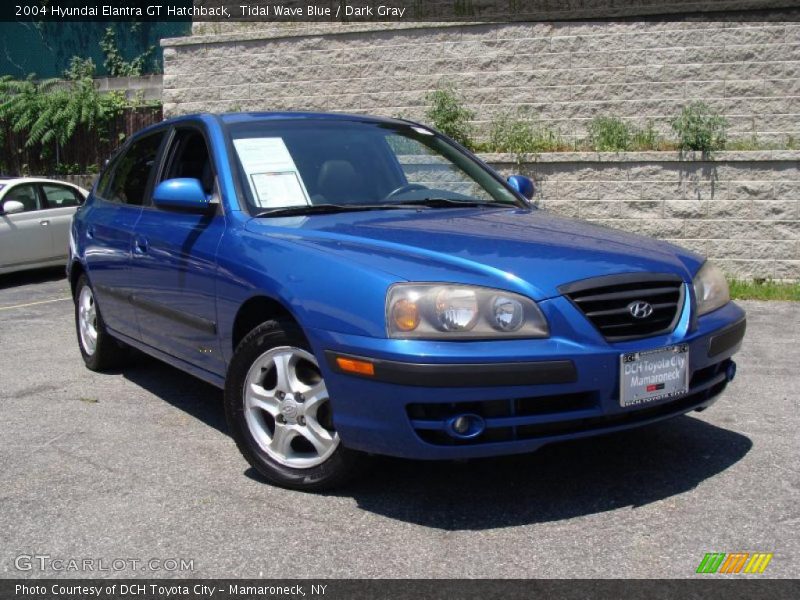 Tidal Wave Blue / Dark Gray 2004 Hyundai Elantra GT Hatchback