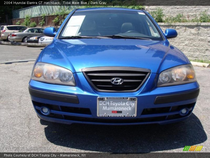 Tidal Wave Blue / Dark Gray 2004 Hyundai Elantra GT Hatchback