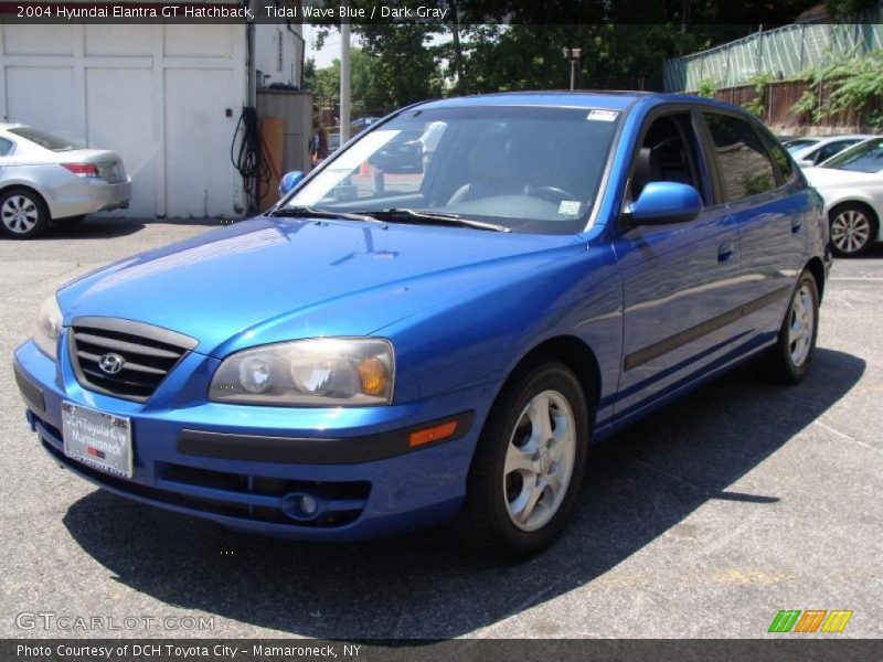 Tidal Wave Blue / Dark Gray 2004 Hyundai Elantra GT Hatchback
