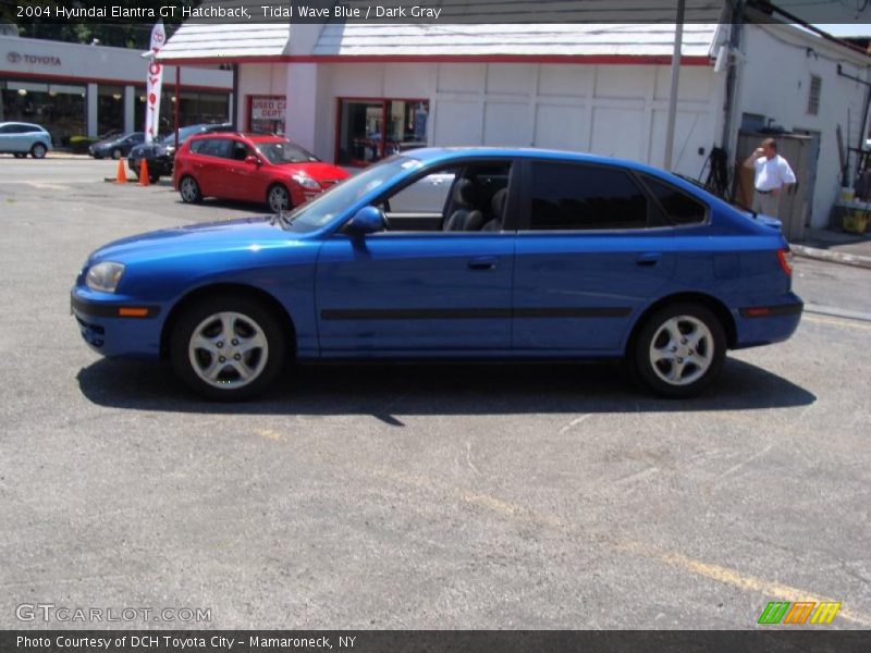 Tidal Wave Blue / Dark Gray 2004 Hyundai Elantra GT Hatchback